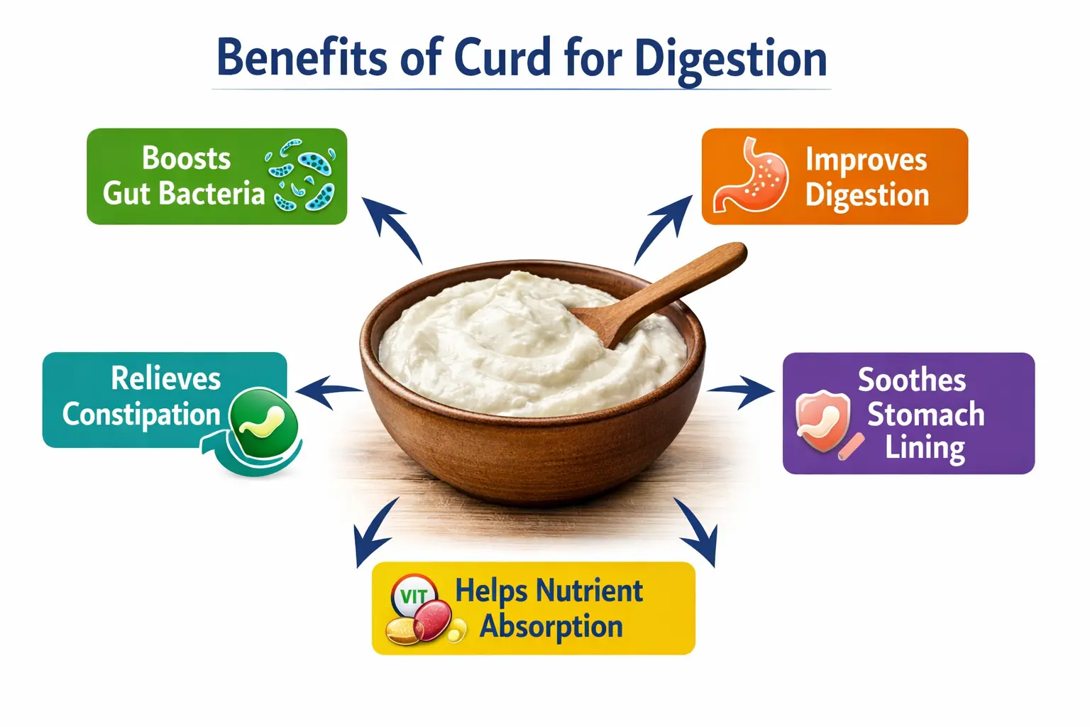 benefits of curd for gut health