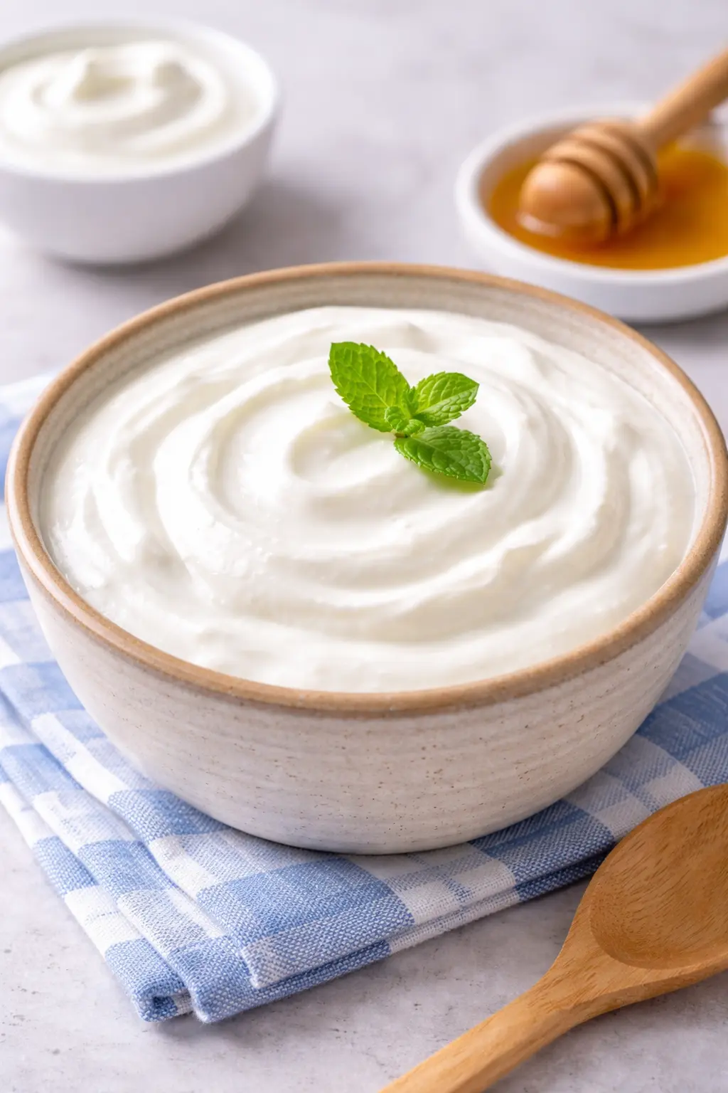 fresh curd dahi in bowl probiotic food good for digestion and gut health